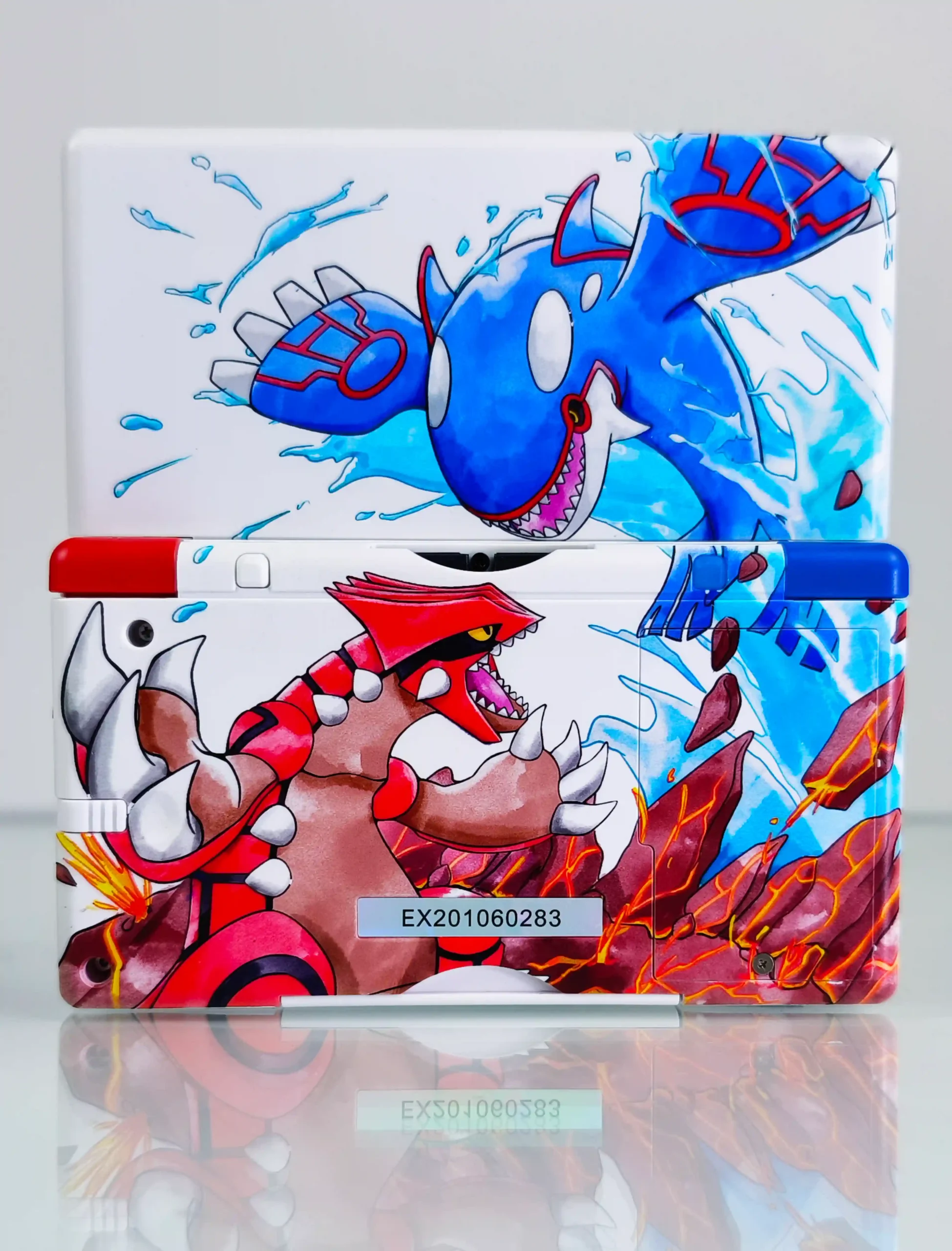 Groudon Vs Kiogre Custom Nintendo DS Lite