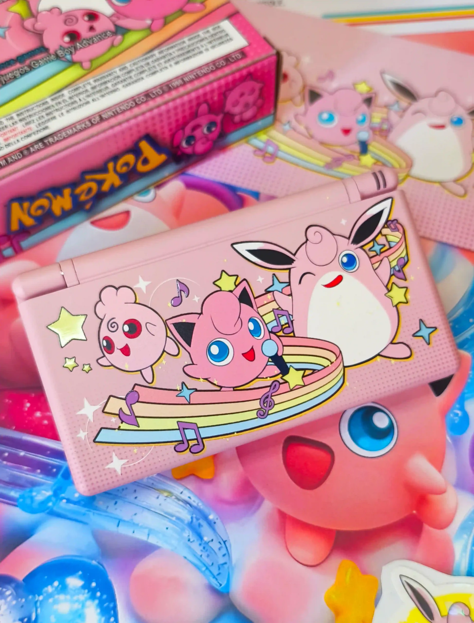 Jigglypuff Family Custom Nintendo DS Lite