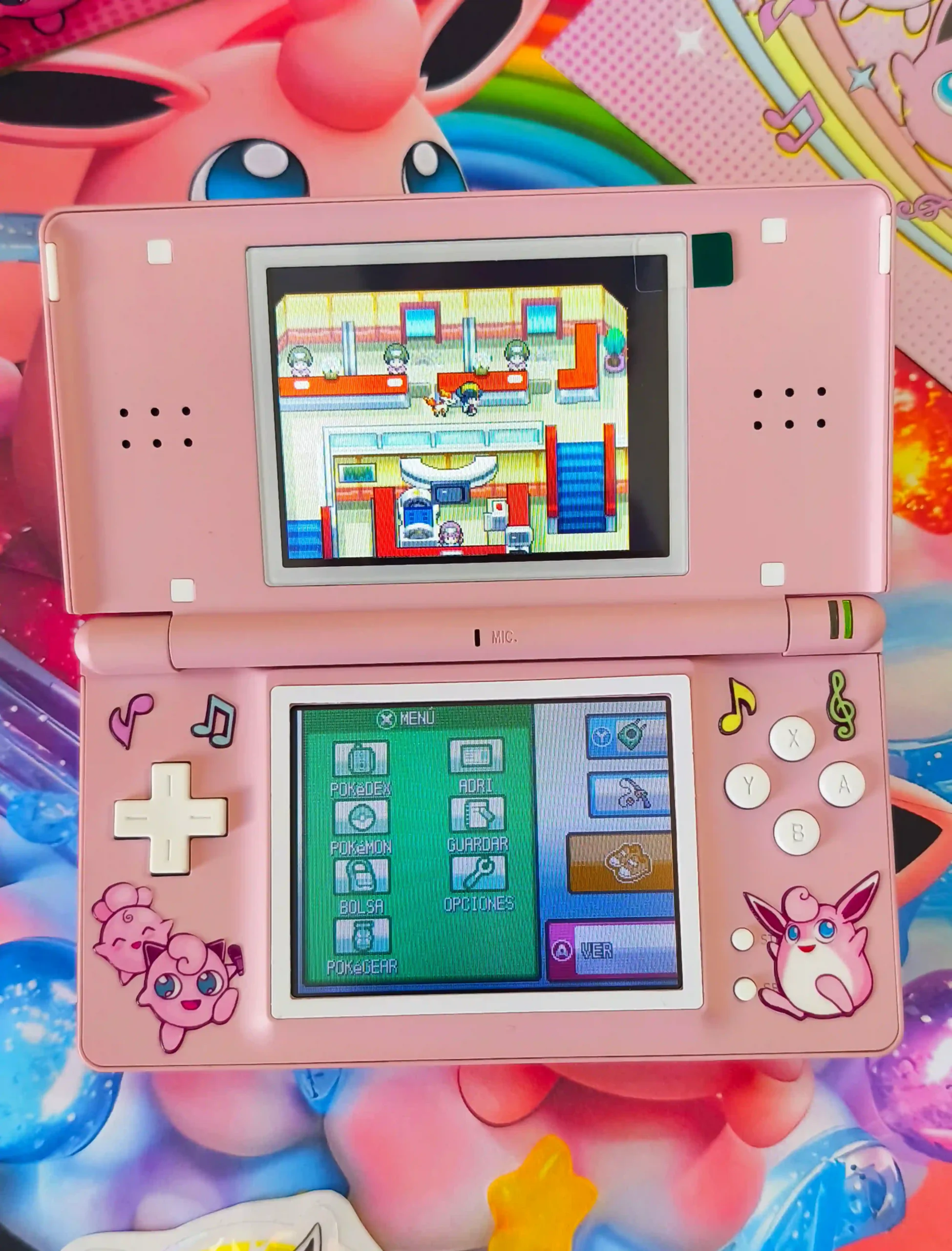 Jigglypuff Family Custom Nintendo DS Lite - Image 2