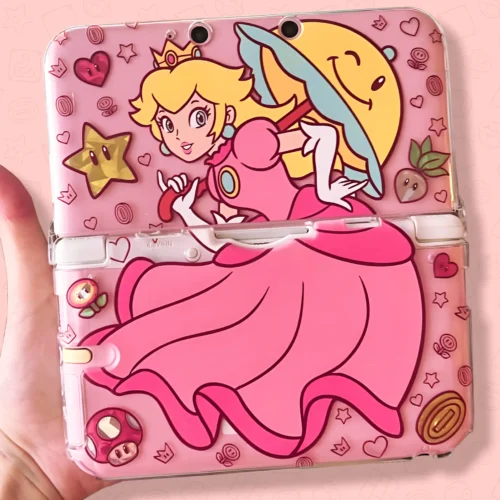 Nintendo 3DS Faceplates & Covers – Peach Princess Custom